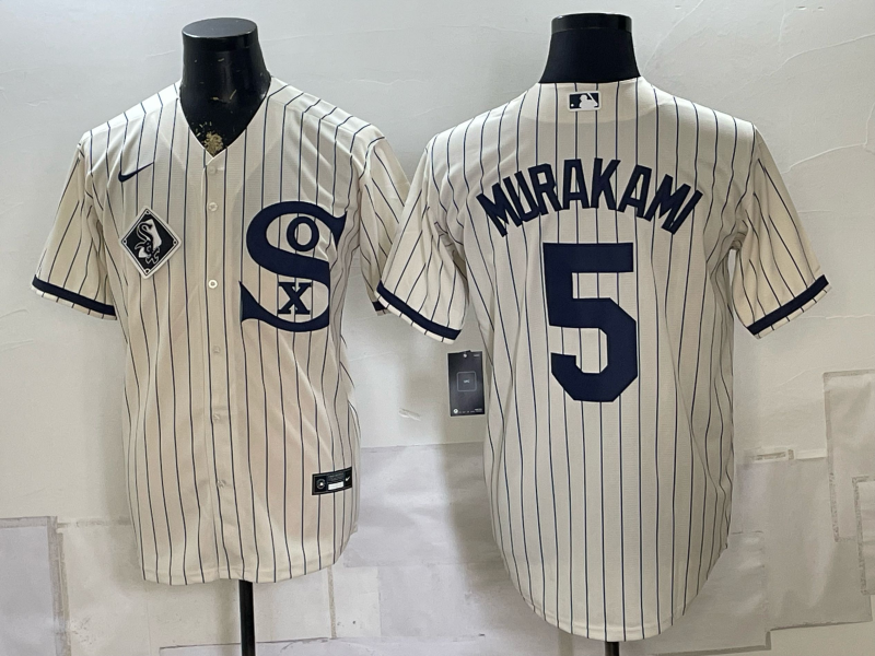 Men 2026 Chicago White Sox #5 Murakami white Game Nike MLB Jersey 082203->chicago white sox->MLB Jersey